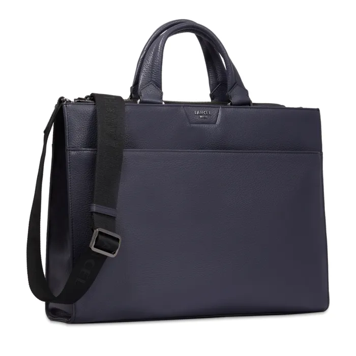 156 Doc Holder Navy Blue Men Lancel Business Bags