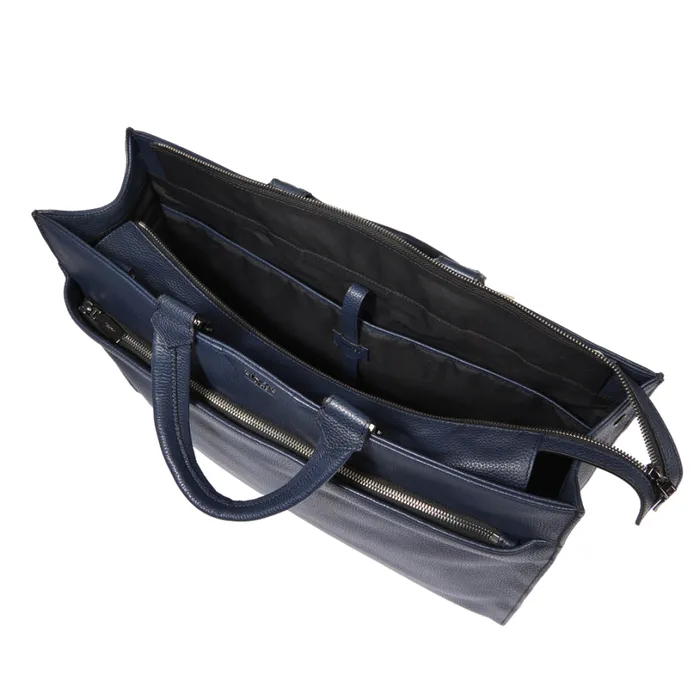 156 Doc Holder Navy Blue Men Lancel Business Bags