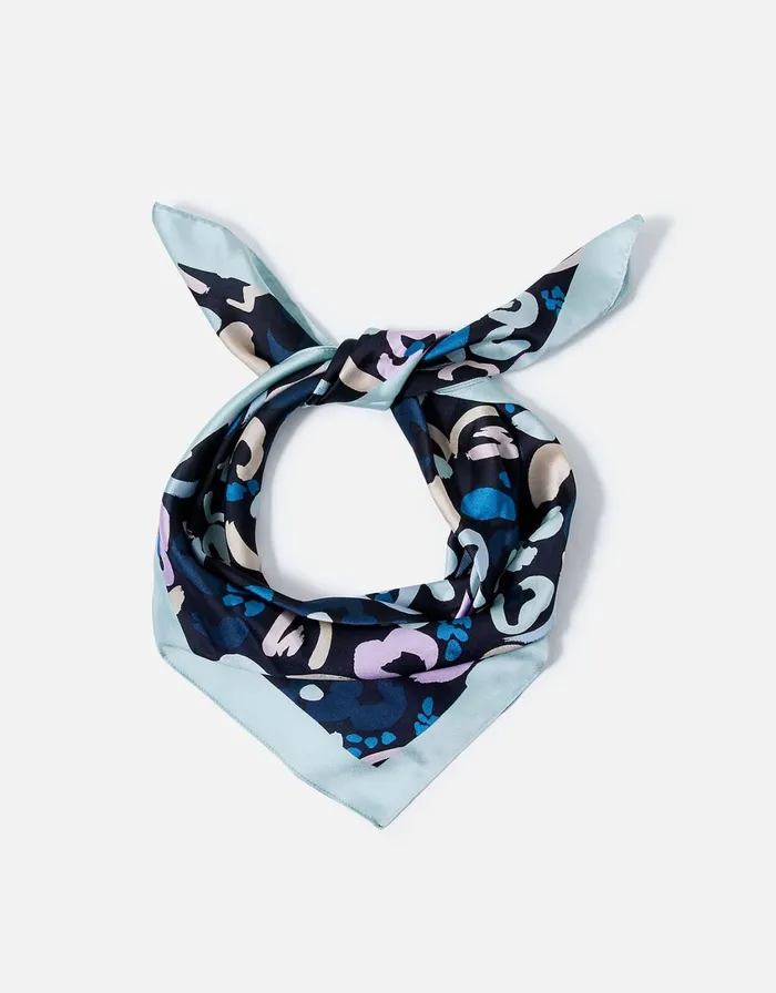 Accessorize Anna Abstract Large Satin Square Scarf Women Scarves