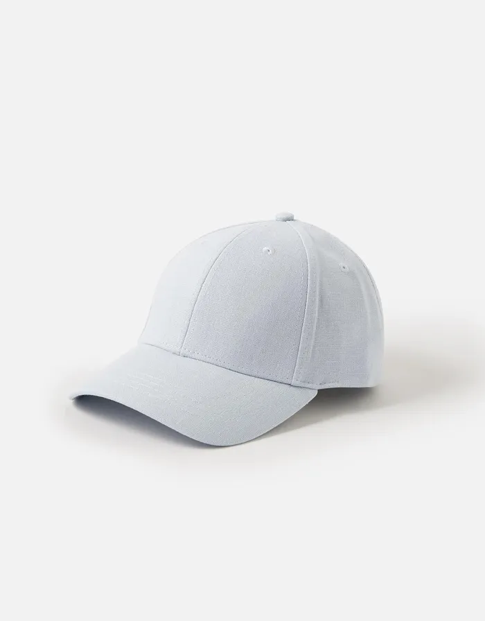 Accessorize Baseball Cap In Linen Blend Women Hats