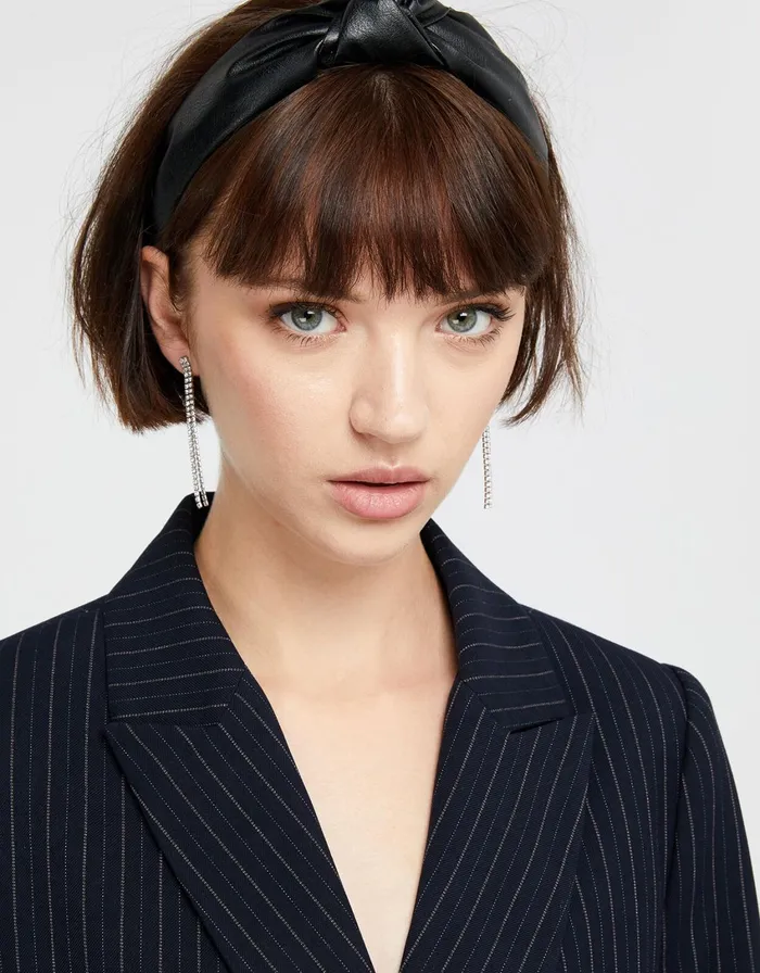 Accessorize Crystal Cupchain Slinky Drop Earrings Women Earrings