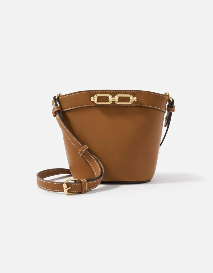 Accessorize Danielle Detail CrossBody Bag Tan Tan Women Vegan Bags Backpacks and Purses