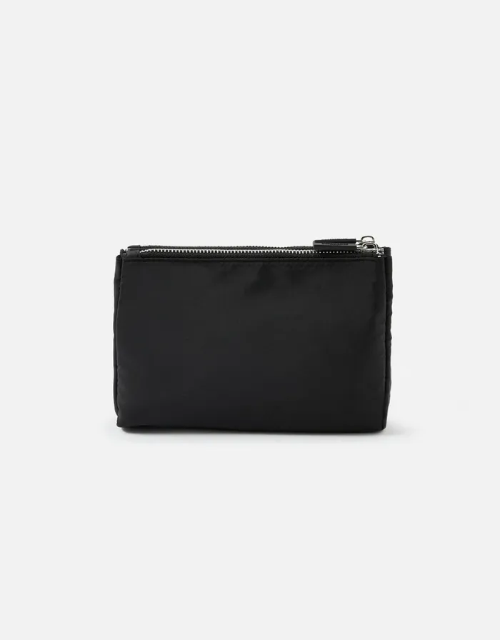 Accessorize Double Zip Pouch With Recycled Fabric Women Purses and Wallets