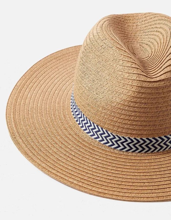 Accessorize Erica Braid Trim Fedora Hat Women Hats