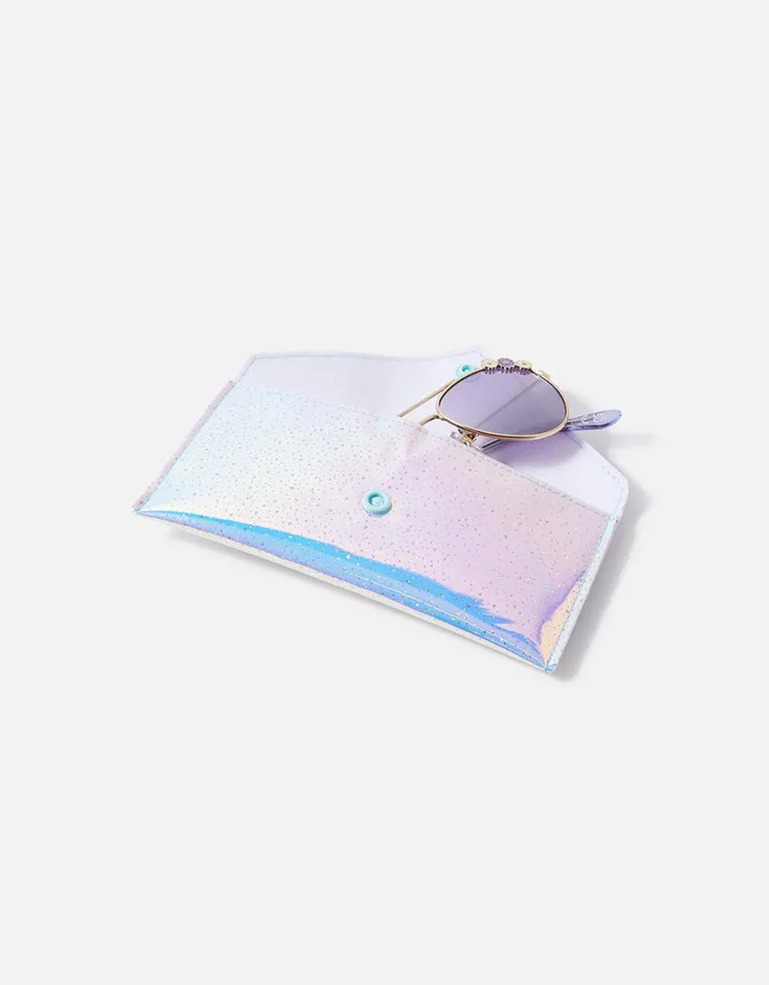 Accessorize Girls Daisy Aviator Sunglasses With Case Girls Accessories
