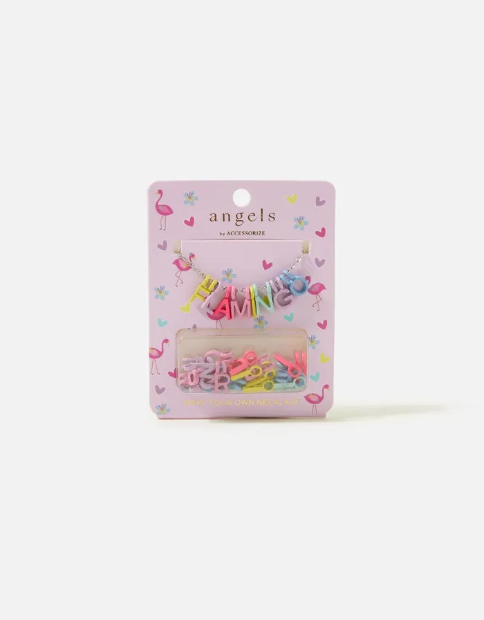 Accessorize Girls Make Your Own Letter Necklace Girls Jewellery