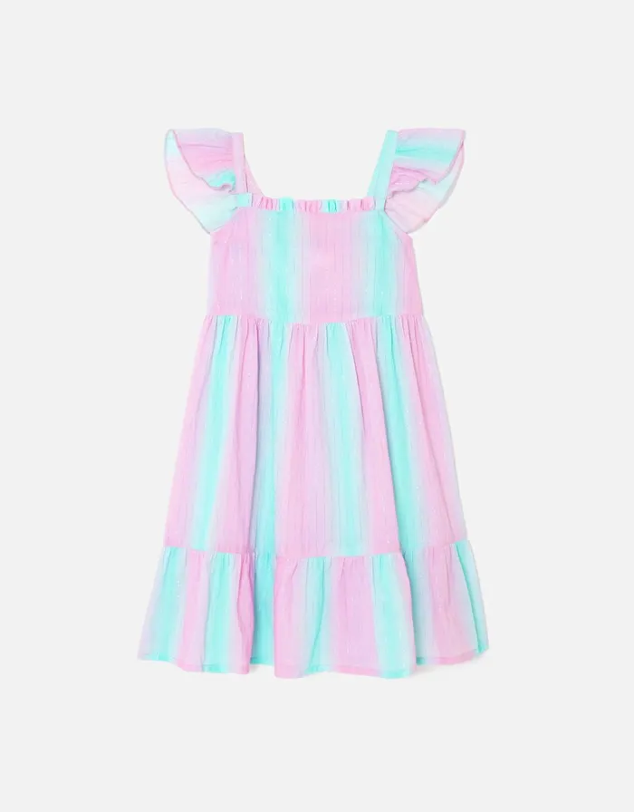 Accessorize Girls Ombre Dress Multi Brightsmulti Girls Dresses