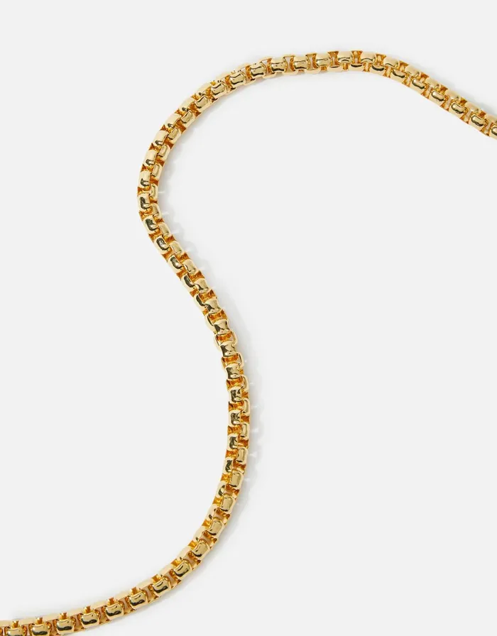 Accessorize GoldPlated Chunky Beltcher Chain Necklace Women Necklaces