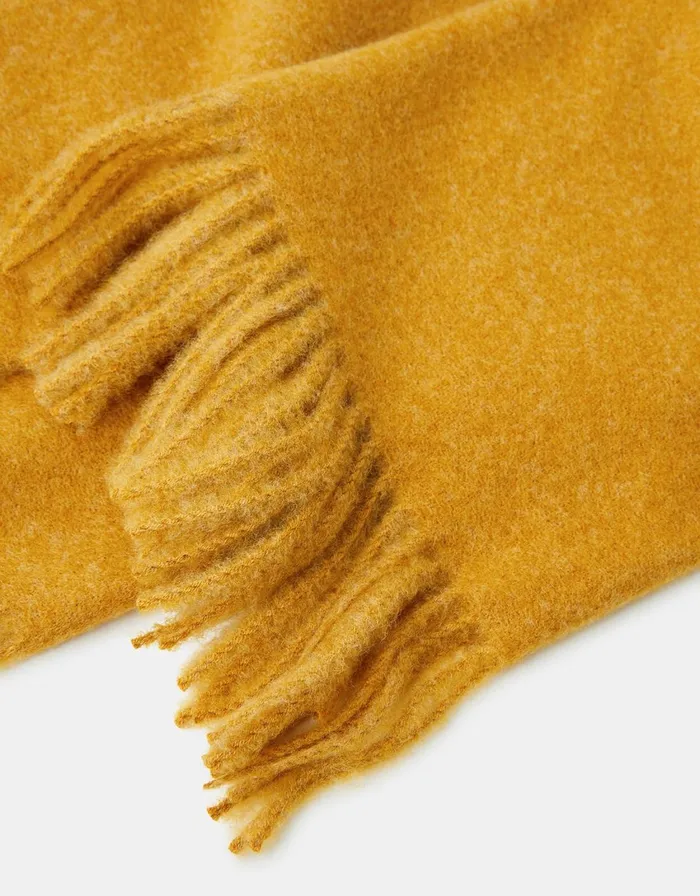 Accessorize Holly SuperSoft Blanket Scarf Ochre Women Scarves