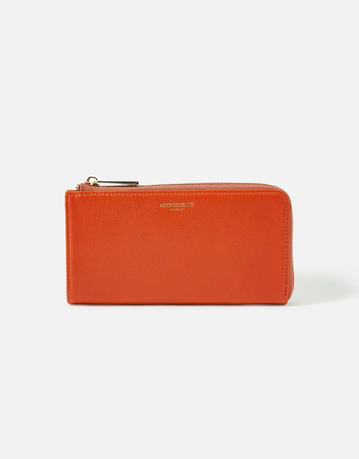Accessorize Large Zip Around Wallet Women Vegan Bags Backpacks and Purses