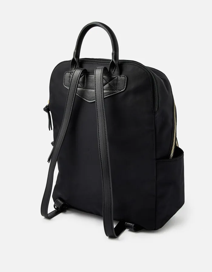 Accessorize Nell Nylon Backpack Black Women Backpacks