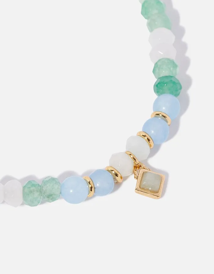 Accessorize Ombre Healing Stone Aventurine Bracelet Women Bracelets