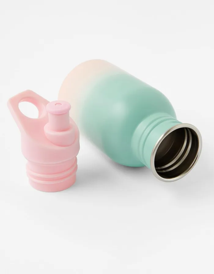 Accessorize Ombre Metal Water Bottle GirlsWomen Stationery