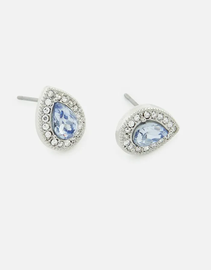 Accessorize Pear Crystal Stud Earrings Women Earrings
