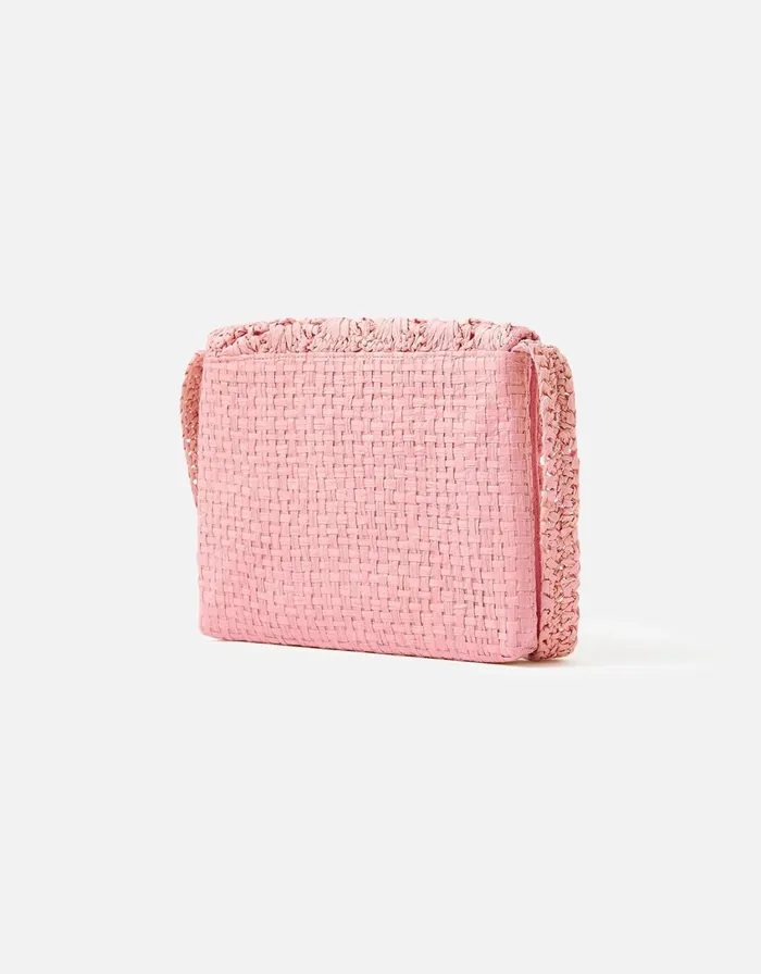 Accessorize Rae Scallop CrossBody Bag Orange Coral Women Beach Bags