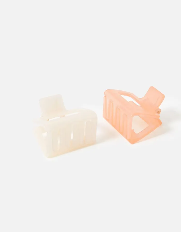 Accessorize Resin Claw Clip Twinset Women Hair Accessories