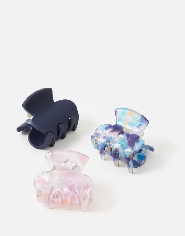 Accessorize Round Claw Clip Multipack Women Hair Accessories