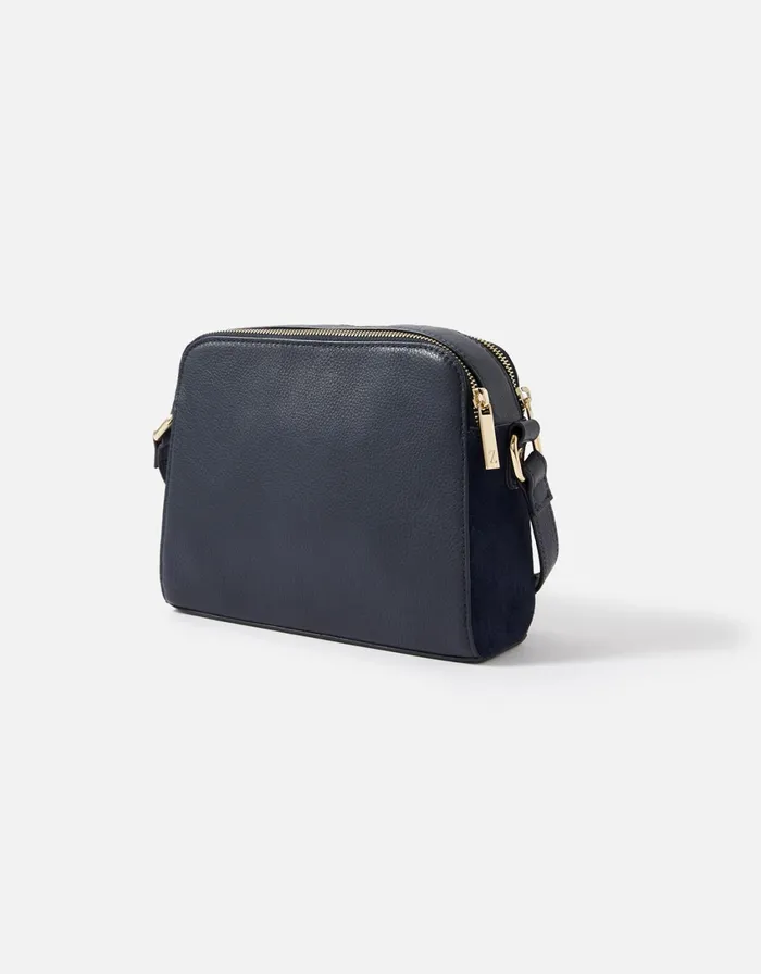 Accessorize Sarah Zip Leather CrossBody Bag Women Leather Bags