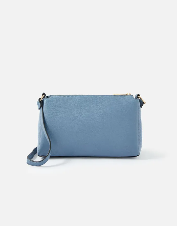 Accessorize Sofia Suedette CrossBody Bag Blue Blue Women CrossBody Bags