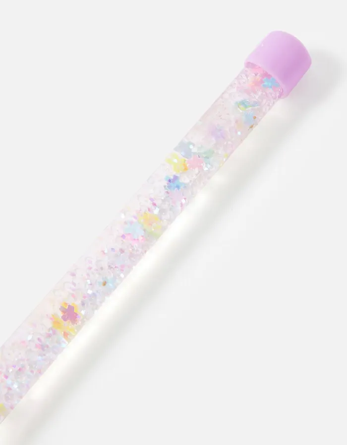 Accessorize Sparkle Flower Wand Pen GirlsWomen Stationery