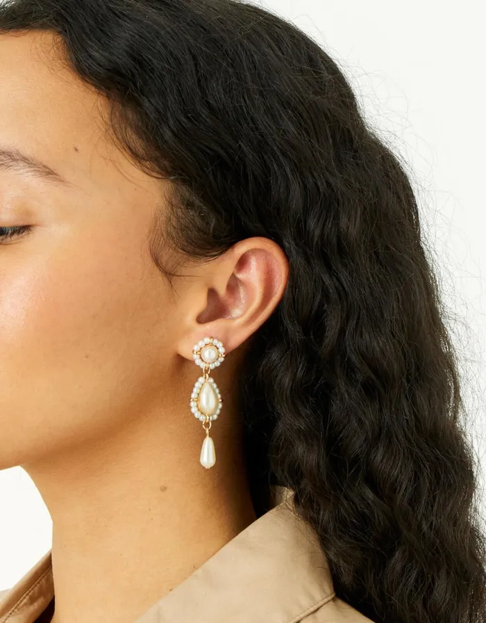 Accessorize Statement Pearl Earrings Women Earrings