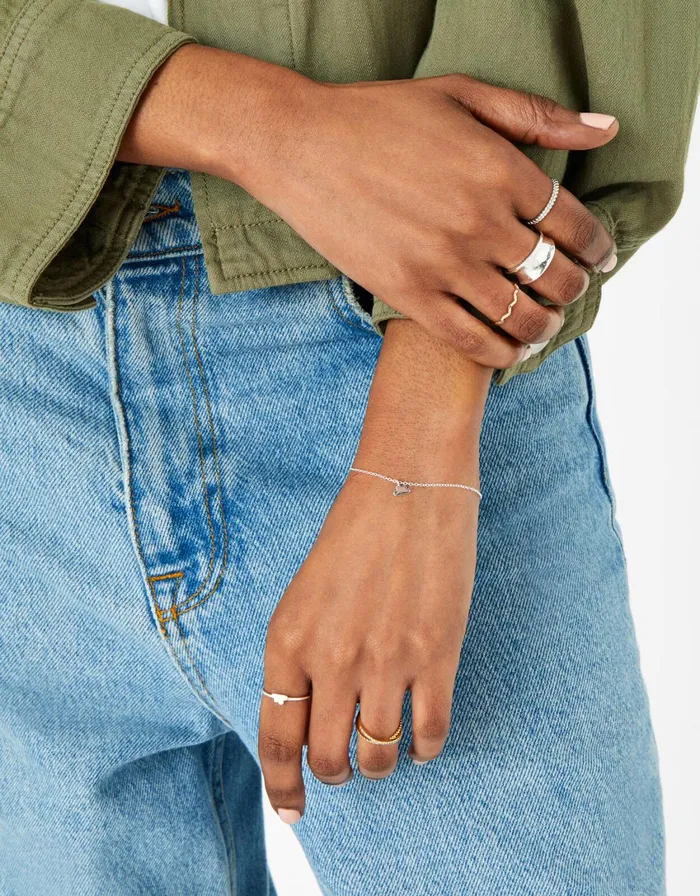 Accessorize Sterling Silver Cloud Bracelet Women Bracelets