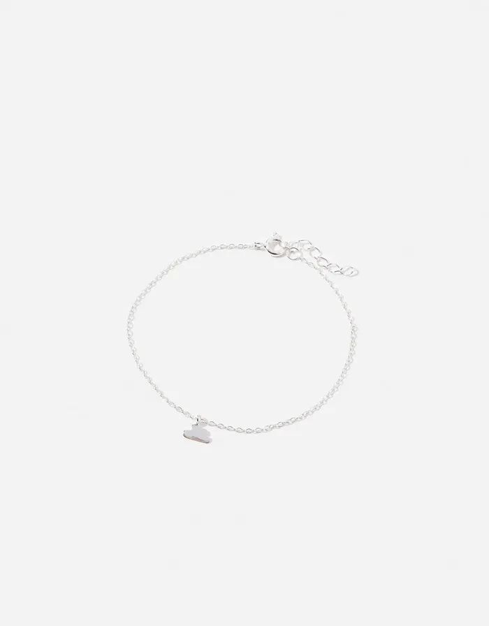 Accessorize Sterling Silver Cloud Bracelet Women Bracelets