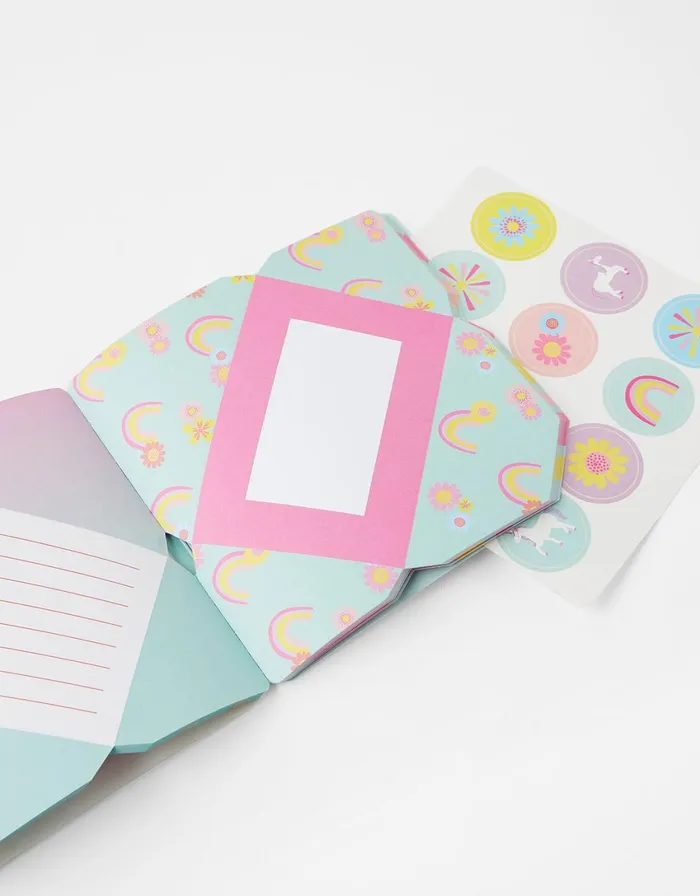 Accessorize Unicorn Little Letters Set GirlsWomen Stationery