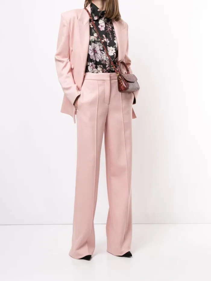 Adam Lippes Jackets and Coats Boxy Blazer In Double Face Italian Wool Blush 8211 Women