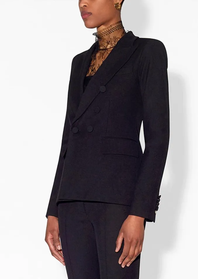 Adam Lippes Jackets and Coats Single Breasted Blazer In Italian Stretch Twill Black 8211 Women Adam Lippes Jackets and Coats Single Breasted Blazer In Italian Stretch Twill Black 8211 Women