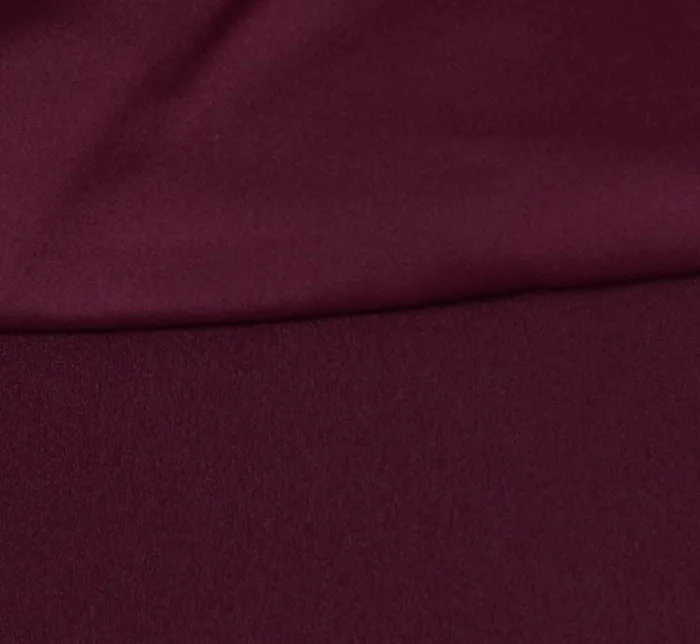 Adrianna Papell Formal Dresses OneShoulder Long Satin Crepe Mermaid Gown In Bordeaux Glow 8211 Women