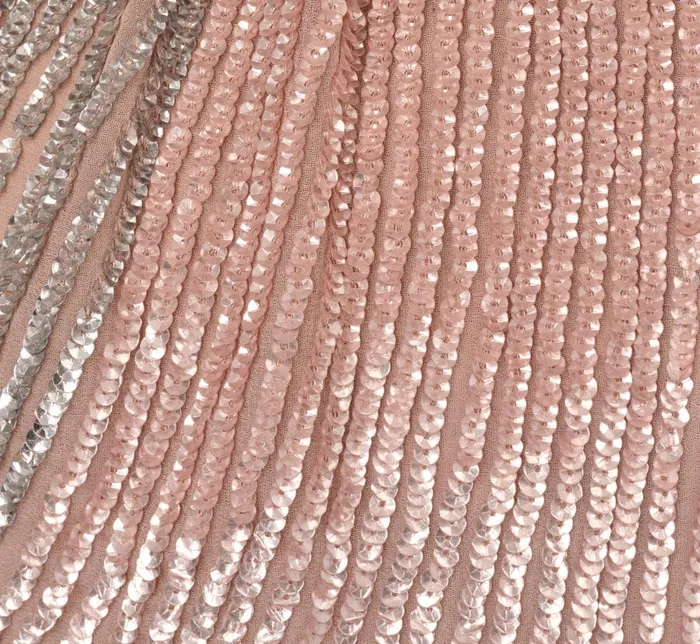 Adrianna Papell Wedding Guest Dresses Beaded Faux Wrap Dress With Dolman Sleeves In Rose Gold 8211 Women