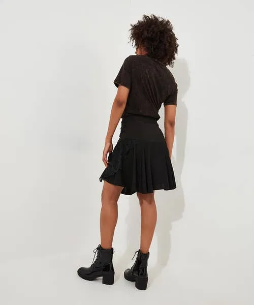 Apparel Fun and Flirty Cutabout Skirt Black Skirts Joebrowns