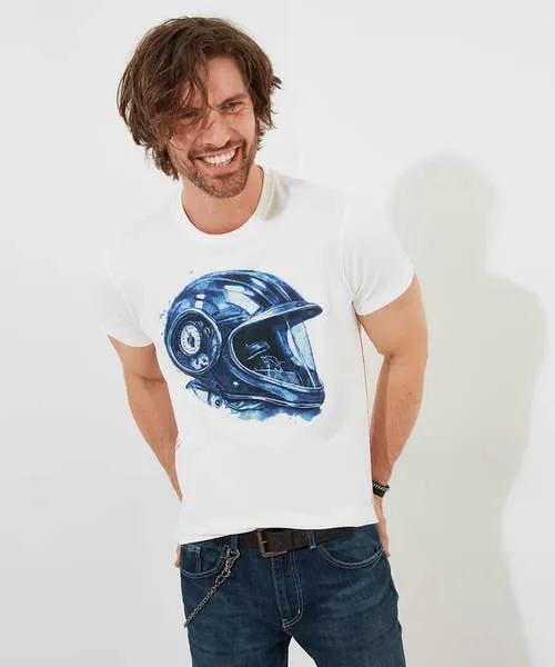 Apparel Joebrowns Bionic Bike Head Tee Cream TShirts and Tops