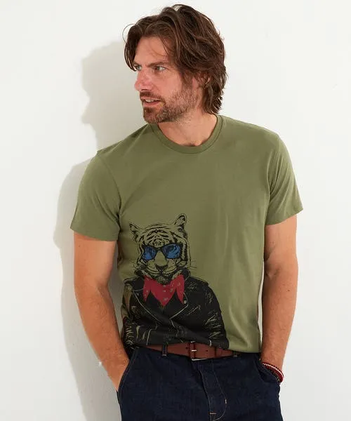 Apparel Joebrowns Feeling Wild Tee Khaki Layering Essentials