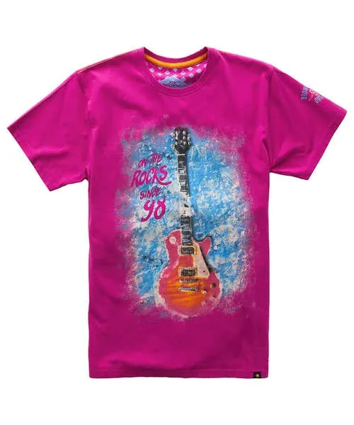 Apparel Joebrowns Ice Guitar Tee Pink TShirts and Tops Apparel Joebrowns Ice Guitar Tee Pink TShirts and Tops