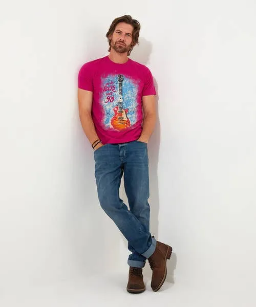 Apparel Joebrowns Ice Guitar Tee Pink TShirts and Tops Apparel Joebrowns Ice Guitar Tee Pink TShirts and Tops