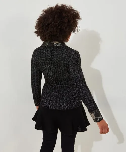 Apparel Joebrowns Nancy Knitted Coatigan Charcoal Knitwear and Cardigans