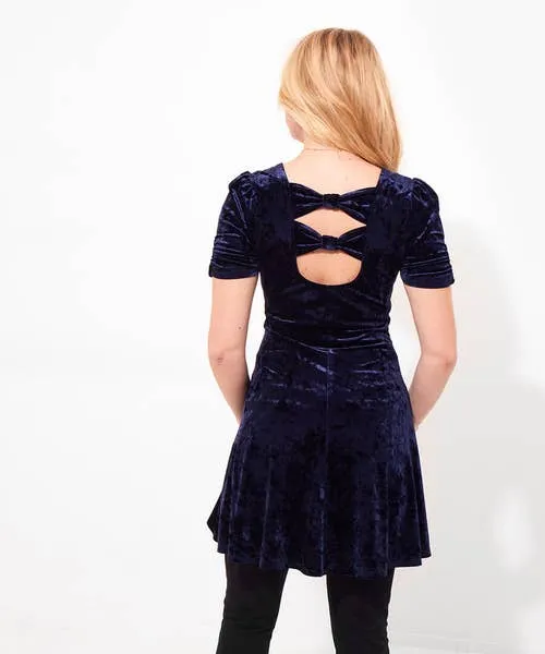 Apparel Joebrowns Simply Perfect Crushed Velour Tunic Dress Midnight Tops Tunics and Blouses Apparel Joebrowns Simply Perfect Crushed Velour Tunic Dress Midnight Tops Tunics and Blouses