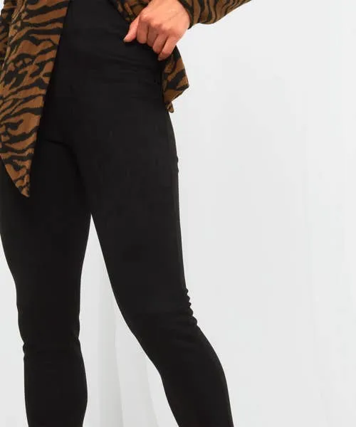 Apparel Our Favourite Suedette Leggings Black Jeans and Trousers Joebrowns Apparel Our Favourite Suedette Leggings Black Jeans and Trousers Joebrowns