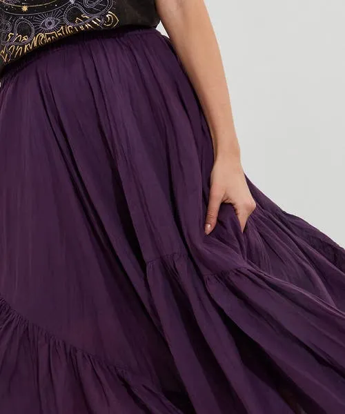 Apparel Skirts Joebrowns Wild and Free Layered Skirt Purple Apparel Skirts Joebrowns Wild and Free Layered Skirt Purple