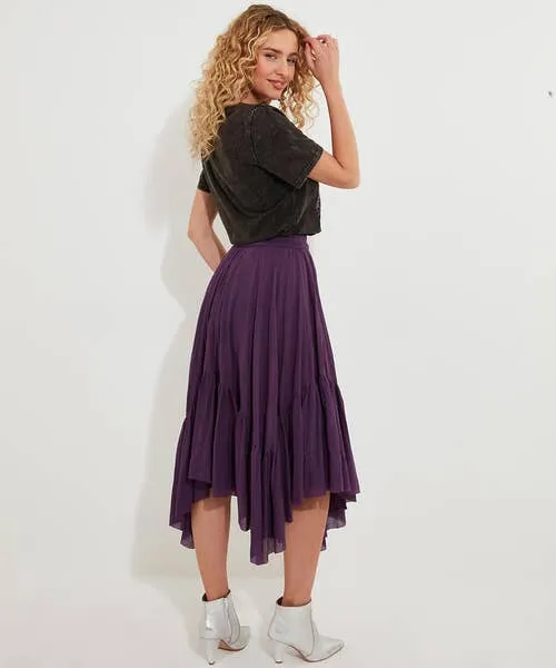 Apparel Skirts Joebrowns Wild and Free Layered Skirt Purple Apparel Skirts Joebrowns Wild and Free Layered Skirt Purple