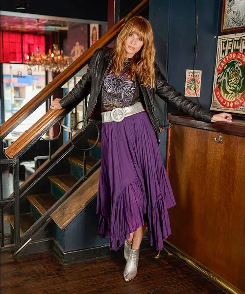 Apparel Skirts Joebrowns Wild and Free Layered Skirt Purple Apparel Skirts Joebrowns Wild and Free Layered Skirt Purple