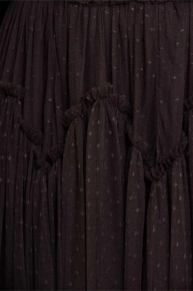 Arabesque Midaxi Skirt Black Women Needle and Thread Skirts