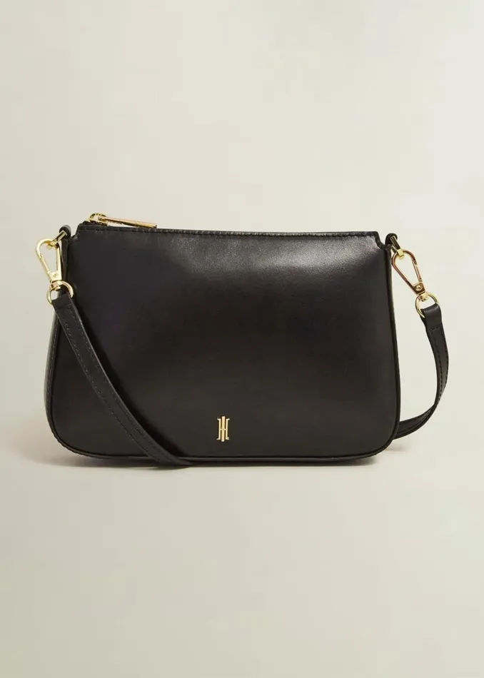 Bags Women HOBBS Briella Leather Crossbody Bag Black
