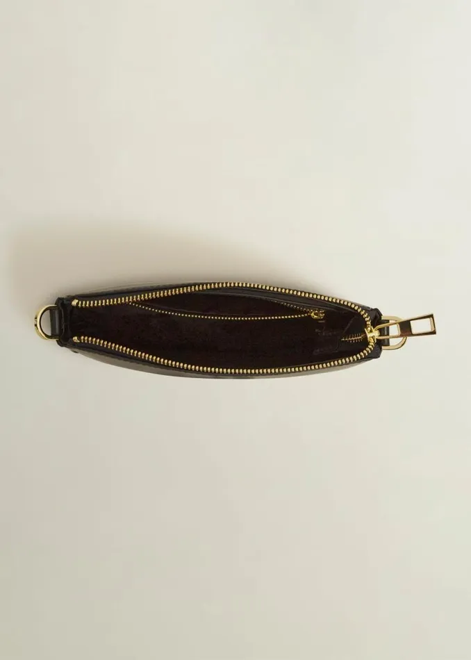 Bags Women HOBBS Briella Leather Crossbody Bag Black