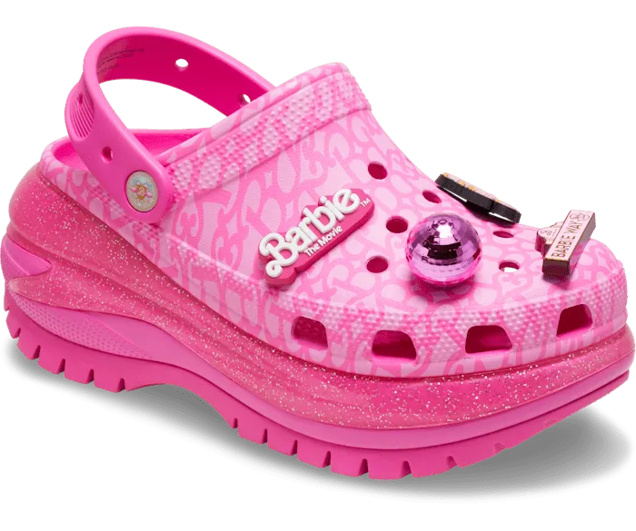 Barbie TheMovie Mega Crush Clog Electric Pink Women Crocs Clogs
