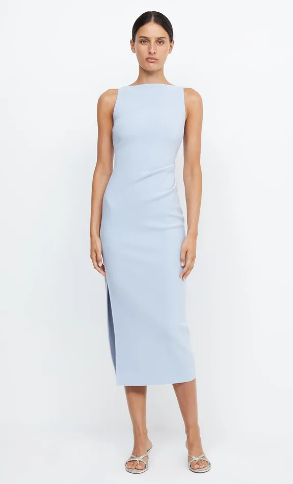 Bec Bridge Bridesmaid Dresses Women BE MINE TUCK DRESS 8211 DUSTY BLUE