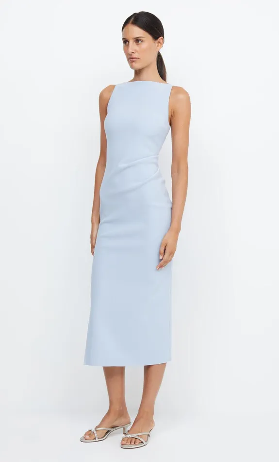 Bec Bridge Bridesmaid Dresses Women BE MINE TUCK DRESS 8211 DUSTY BLUE