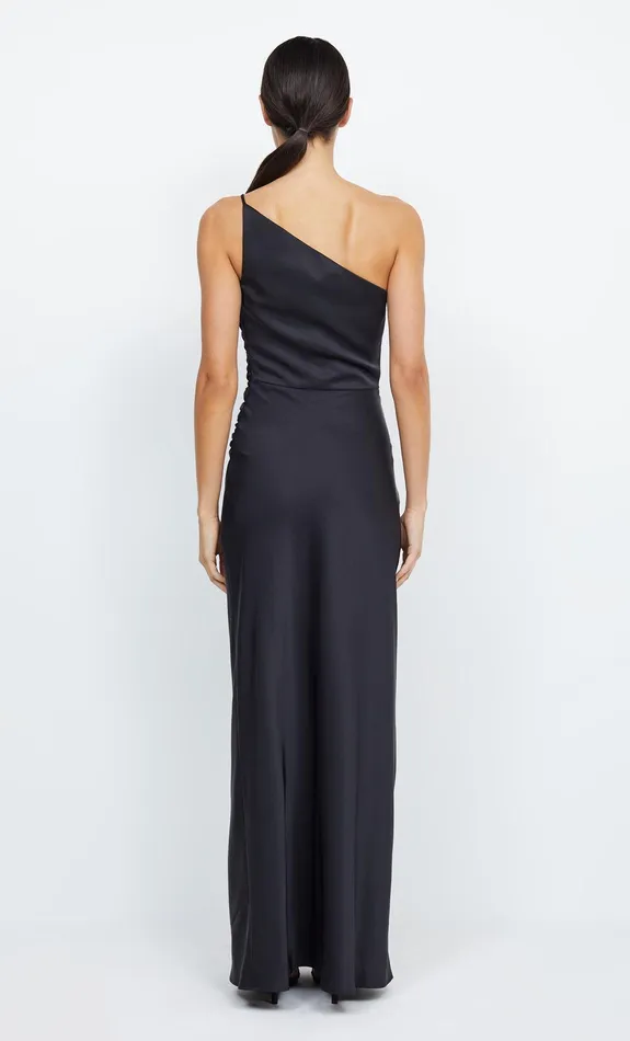 Bec Bridge Bridesmaid Dresses Women ETERNITY ASYM MAXI DRESS 8211 BLACK